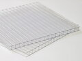 Dutinkový Polykarbonát 4mm, 2 Steny, ČÍRA