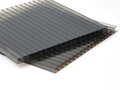 Dutinkový Polykarbonát 4mm, 2 Steny, ČÍRA